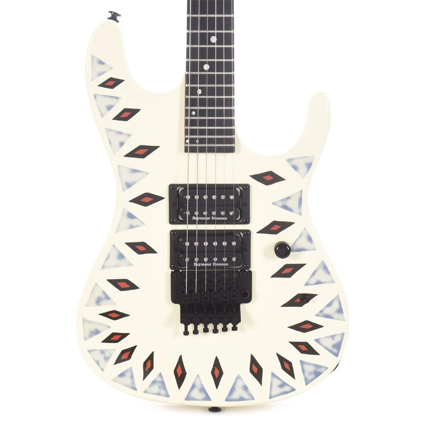 Kramer Nightswan Electric Guitar - Aztec Marble Graphic - Image 3