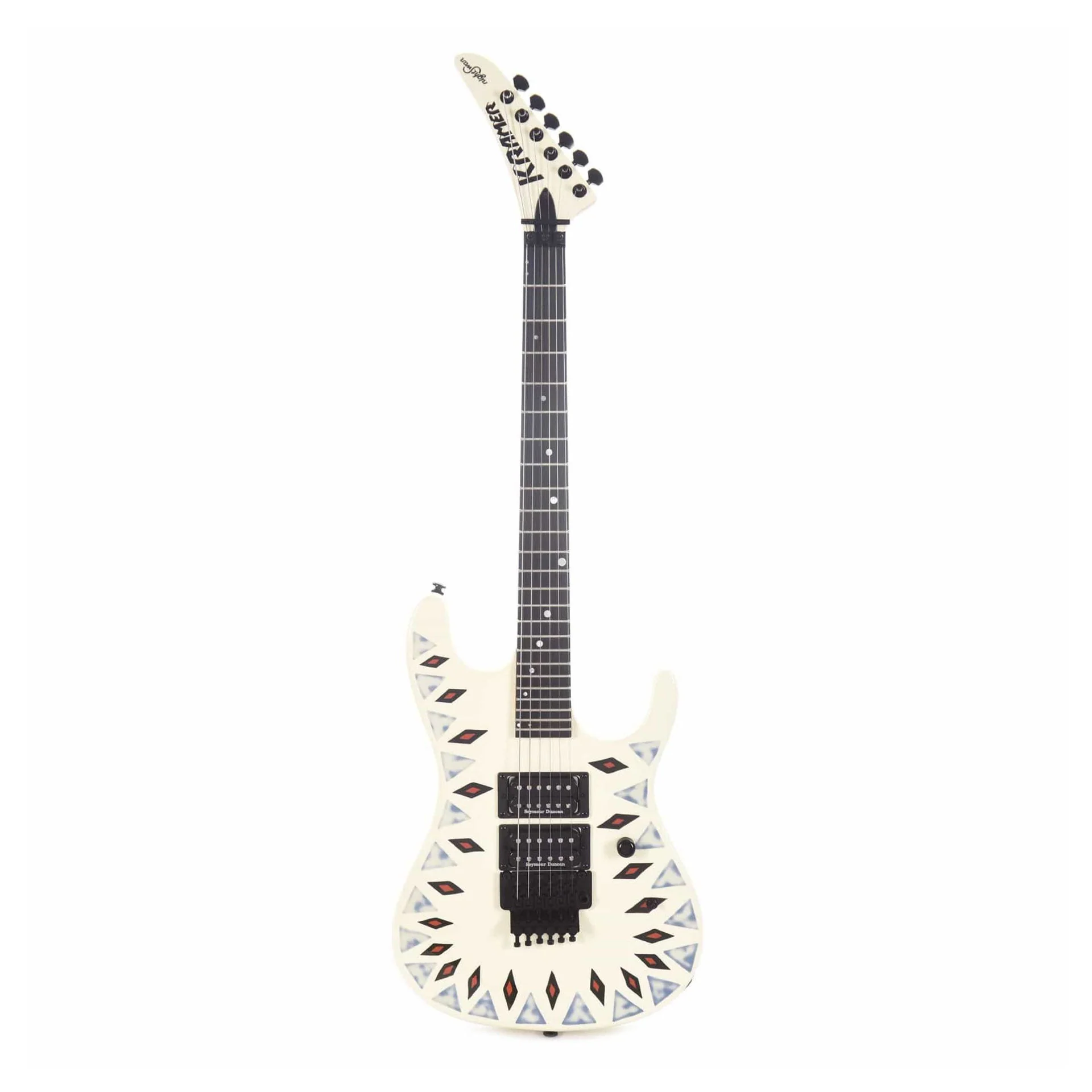 Kramer Nightswan Electric Guitar - Aztec Marble Graphic - Image 4
