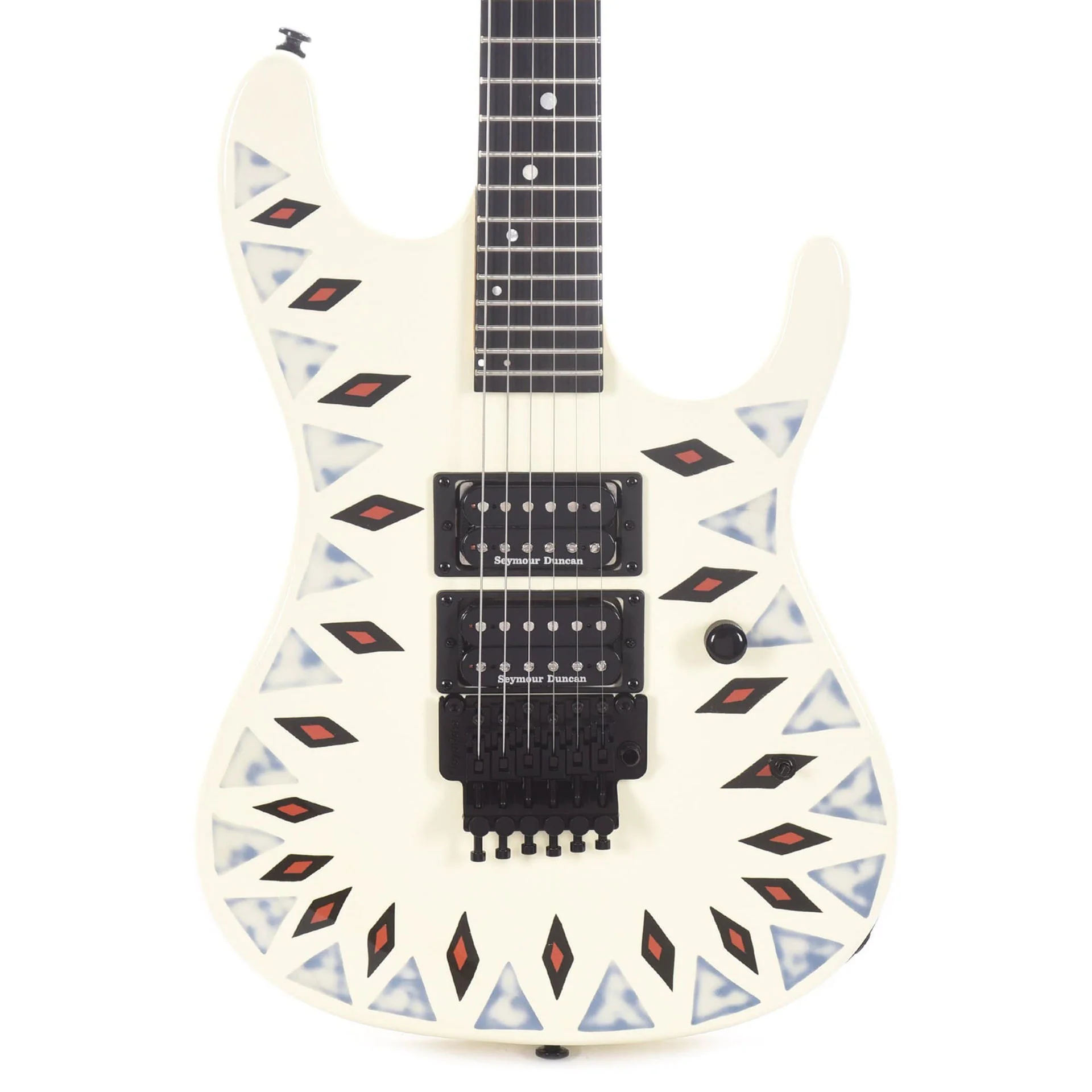 Kramer Nightswan Electric Guitar - Aztec Marble Graphic - Image 6