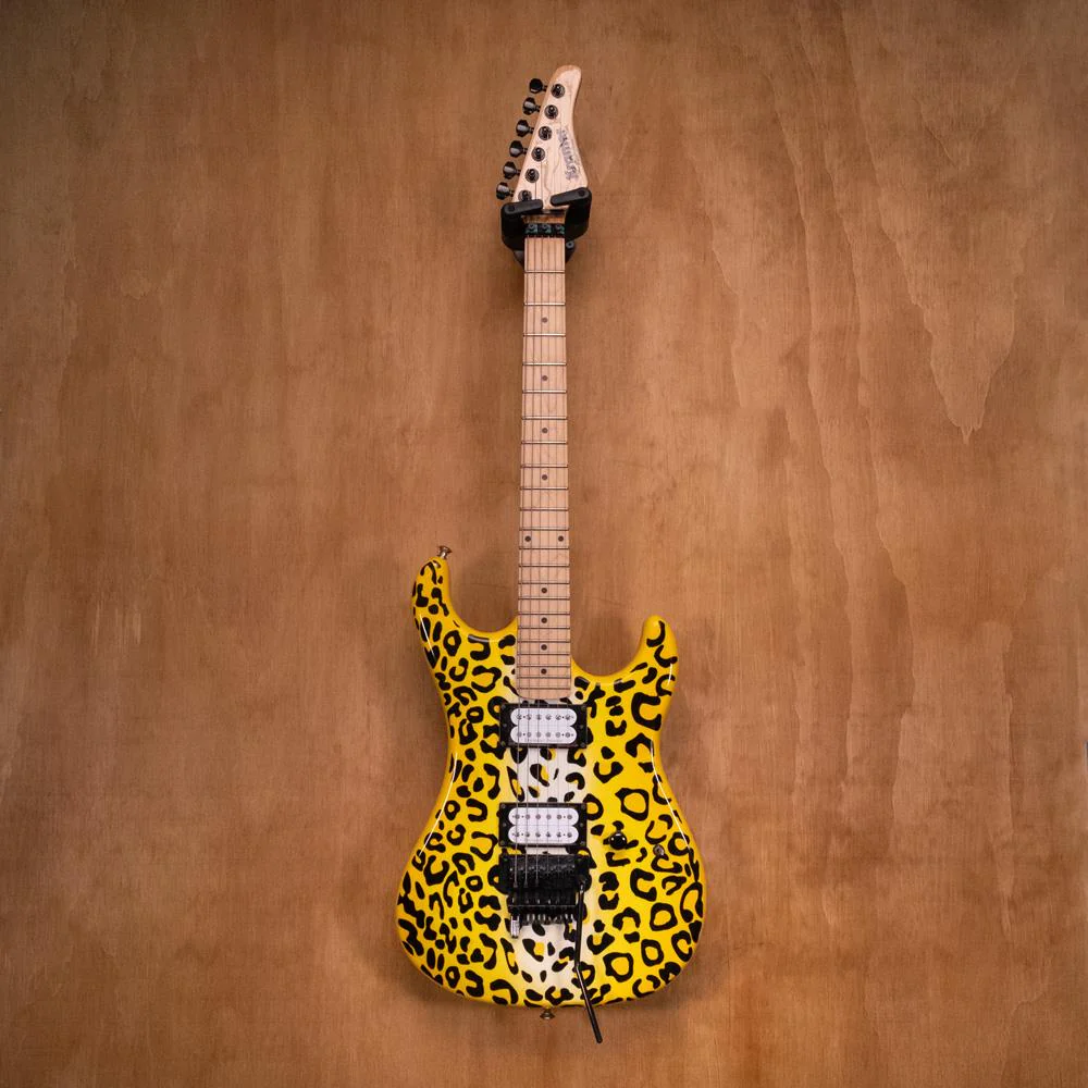 Kramer Pacer Steel Panther Satchel Signature Electric Guitar in Leopard - Preloved