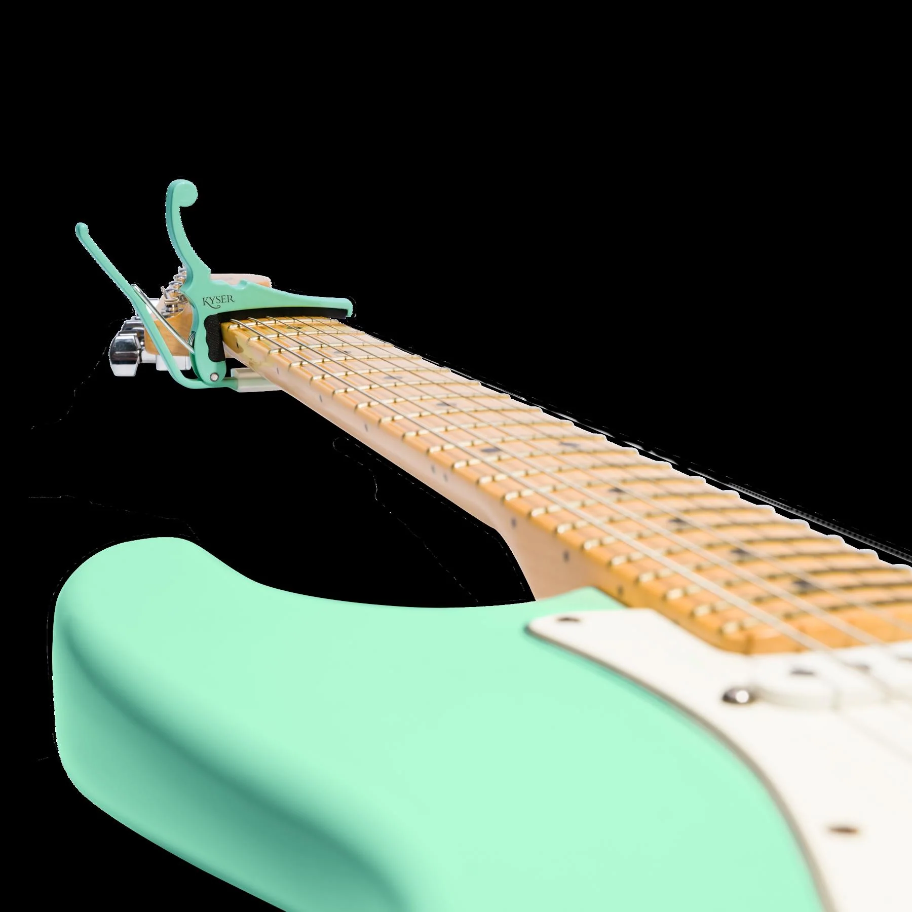 Kyser Fender Limited Edition Quick-Change Capo - Surf Green - Image 5