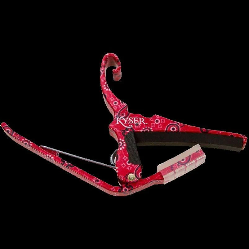 Kyser KG6 Guitar Capo - Red Bandana - Image 3