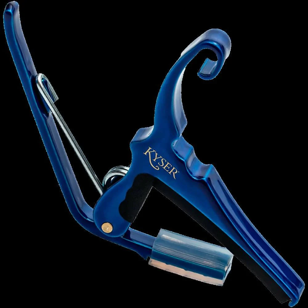 Kyser KG6 Quick-Change Acoustic Guitar Capo - Blue - Image 3