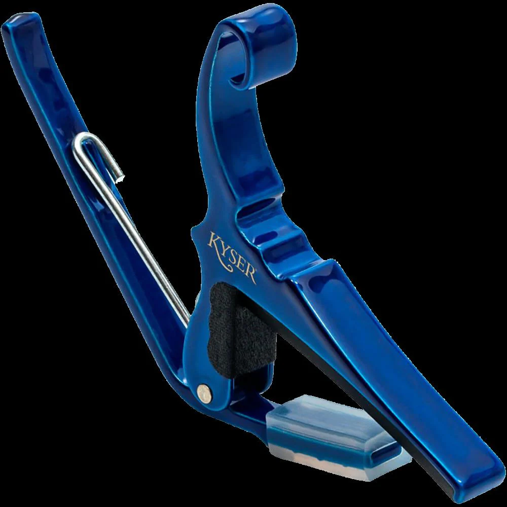 Kyser KG6 Quick-Change Acoustic Guitar Capo - Blue - Image 4