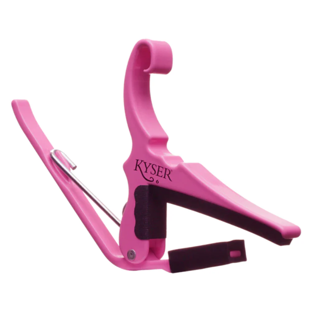 Kyser KG6 Quick-Change Acoustic Guitar Capo - Pink Revival - Image 4