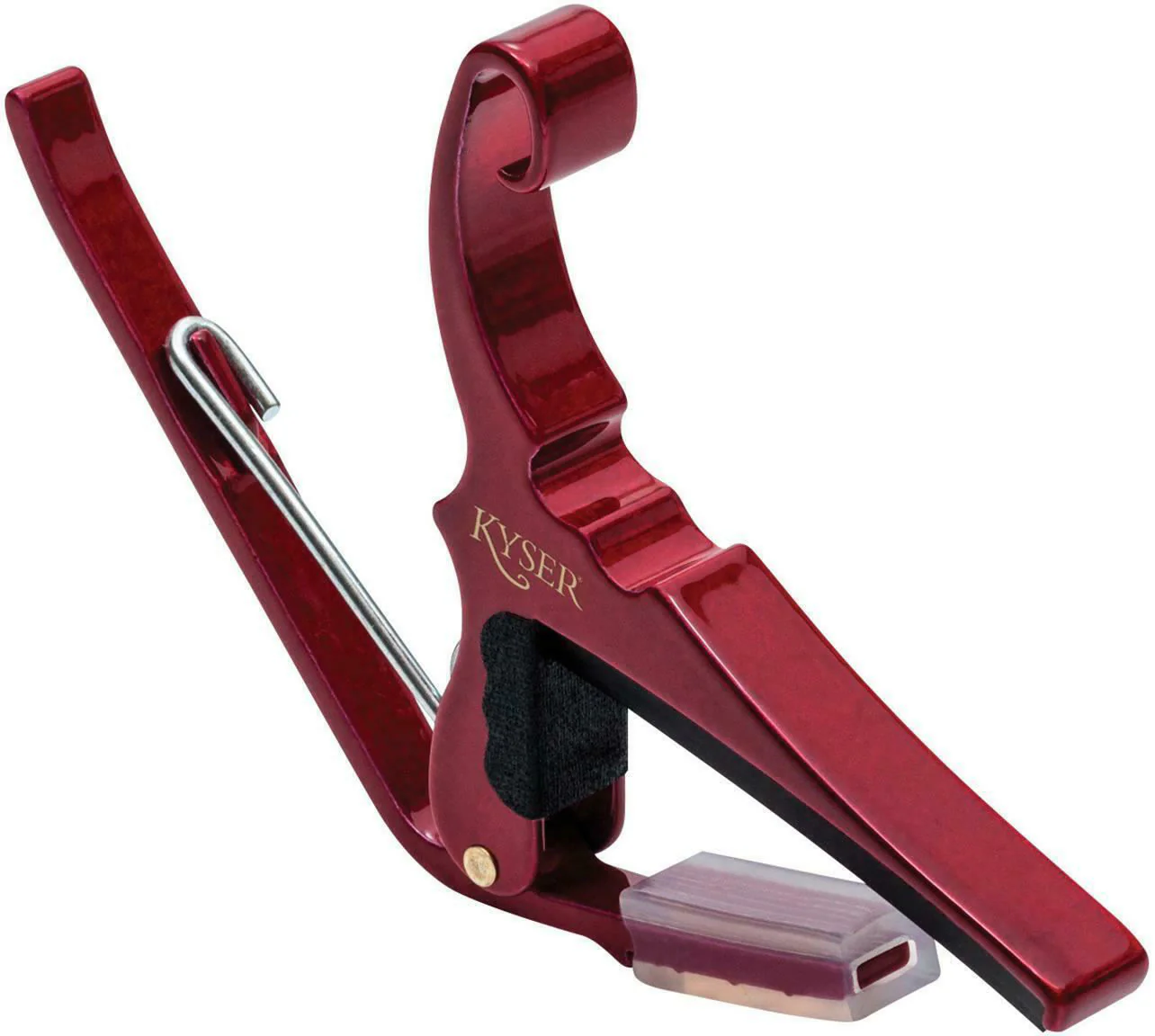 Kyser KG6 Quick-Change Acoustic Guitar Capo - Ruby Red - Image 3