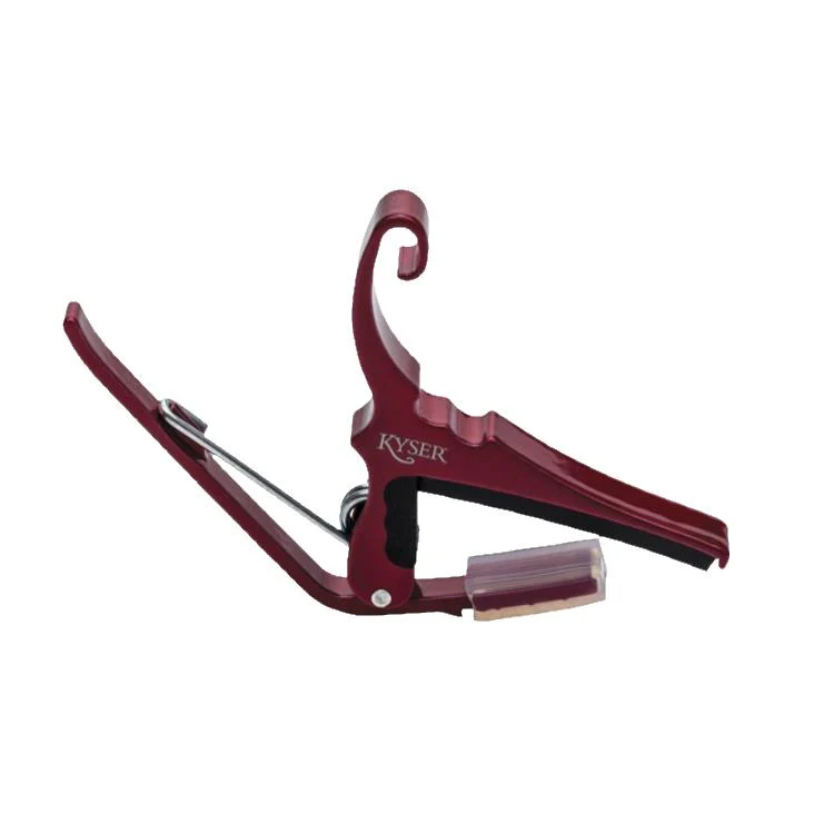Kyser KG6 Quick-Change Acoustic Guitar Capo - Ruby Red - Image 4
