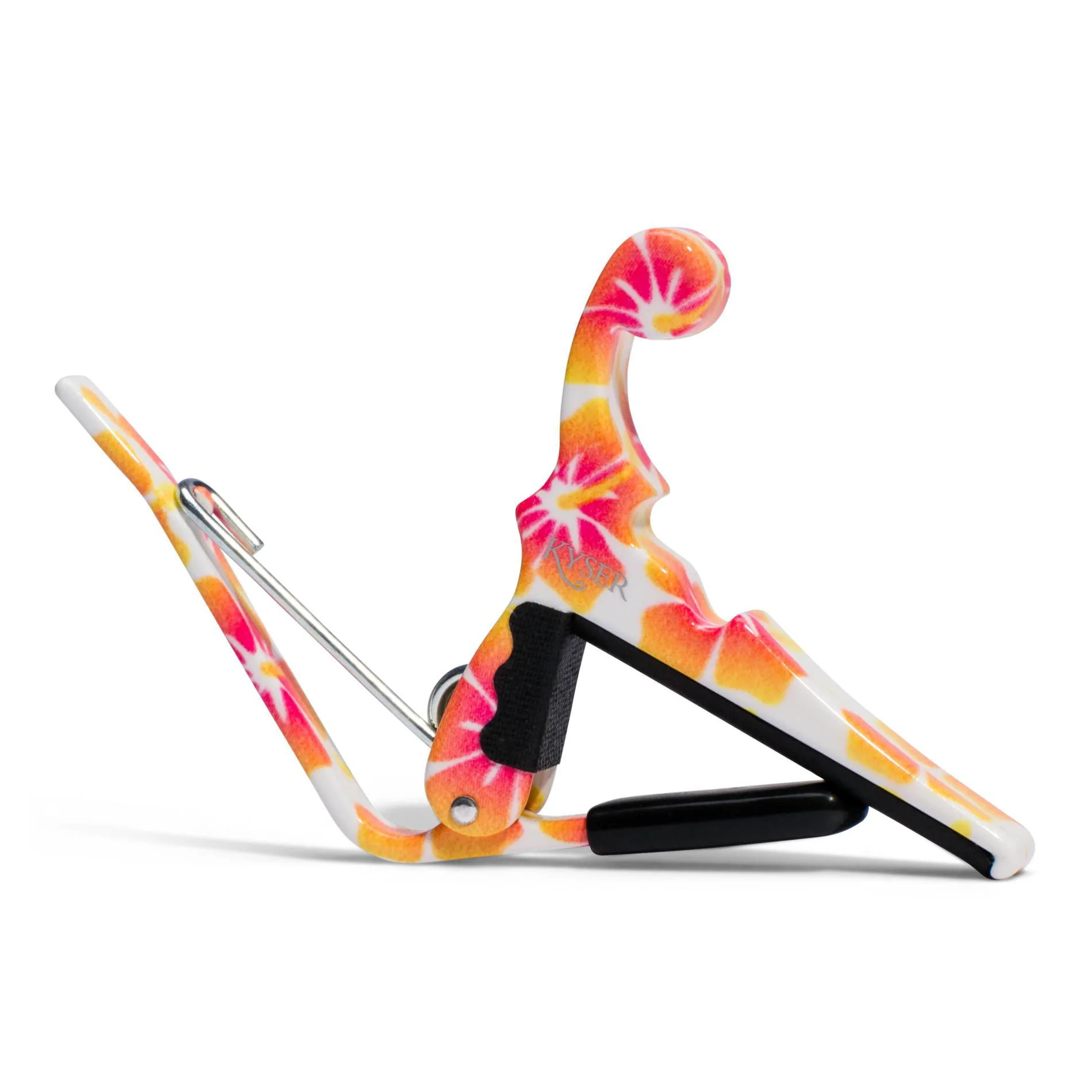 Kyser Ukulele Capo - Pastel Hibiscus - Image 6