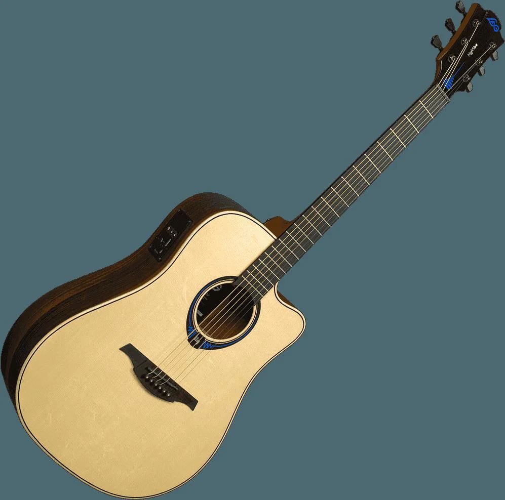 Lag Hyvibe 30 Smart Acoustic Guitar - Bearclaw Spruce - Image 2