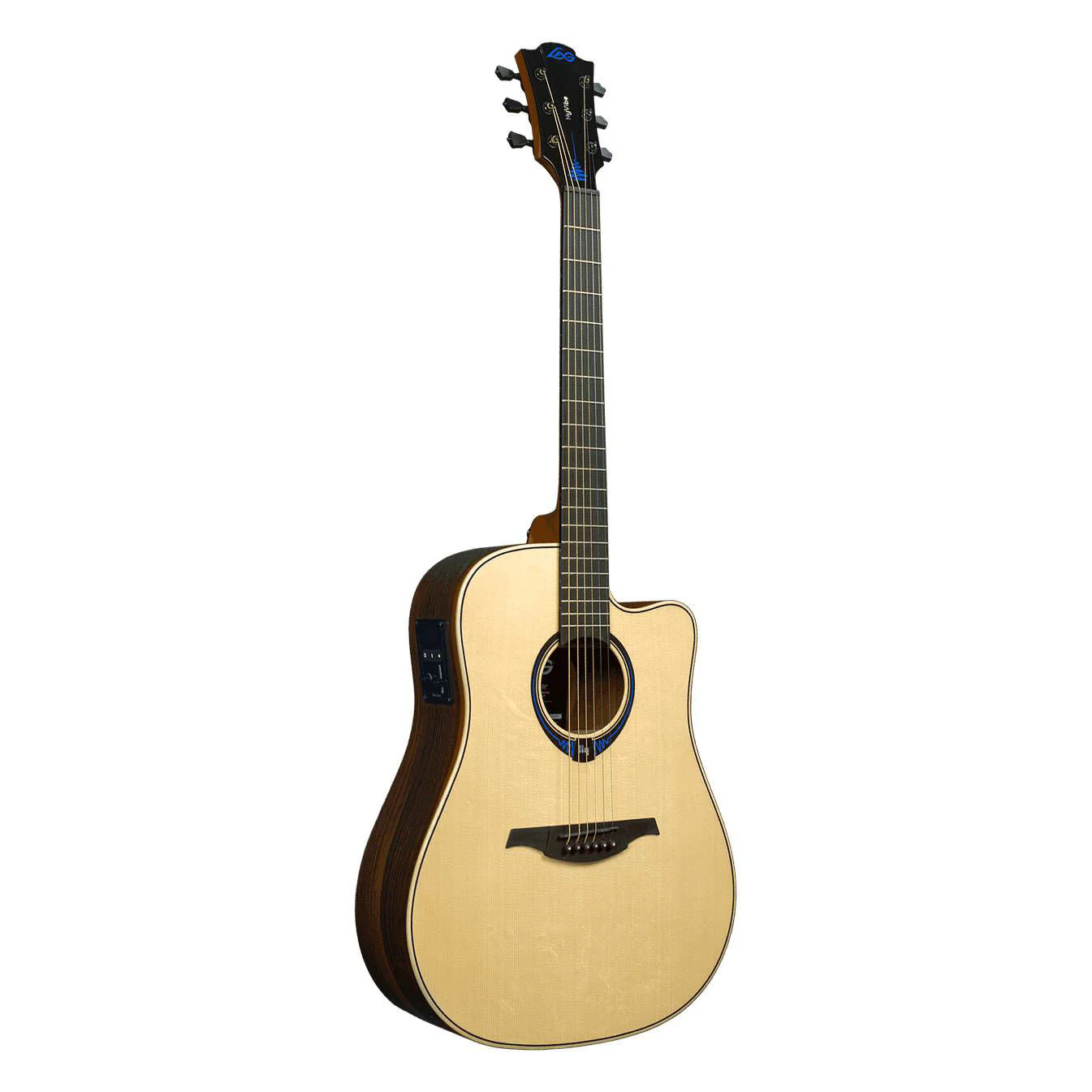 Lag Hyvibe 30 Smart Acoustic Guitar - Bearclaw Spruce - Image 5
