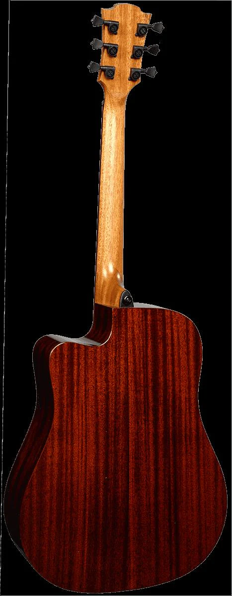 Lag Tramontane T118DCE Dreadnought Cutaway Acoustic-Electric Guitar - Solid Cedar Top - Image 5