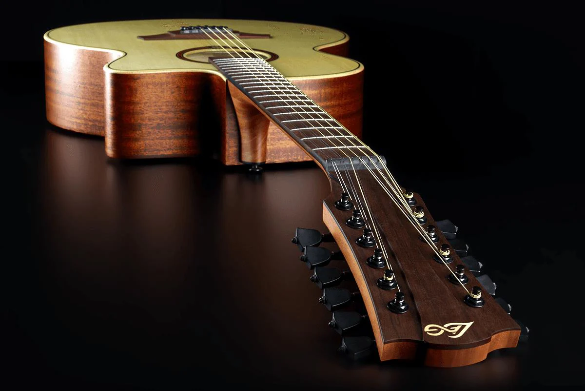 LAG Tramontane T177J12CE 12-String Jumbo Acoustic Electric Guitar - Image 4