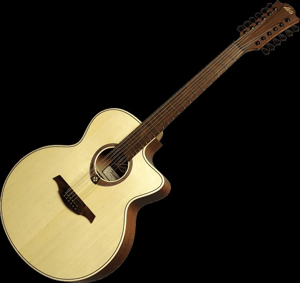 LAG Tramontane T177J12CE 12-String Jumbo Acoustic Electric Guitar - Image 5