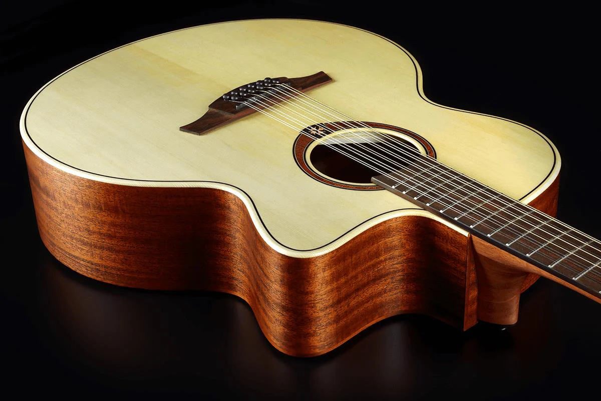 LAG Tramontane T177J12CE 12-String Jumbo Acoustic Electric Guitar - Image 6
