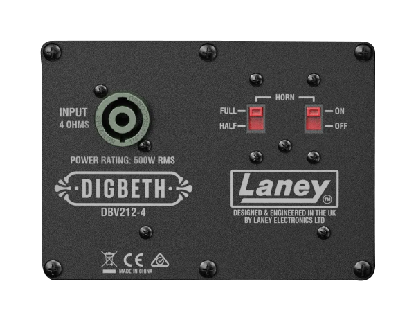 Laney Digbeth Vintage Bass 2x12 Vertical Speaker Cabinet - Image 4