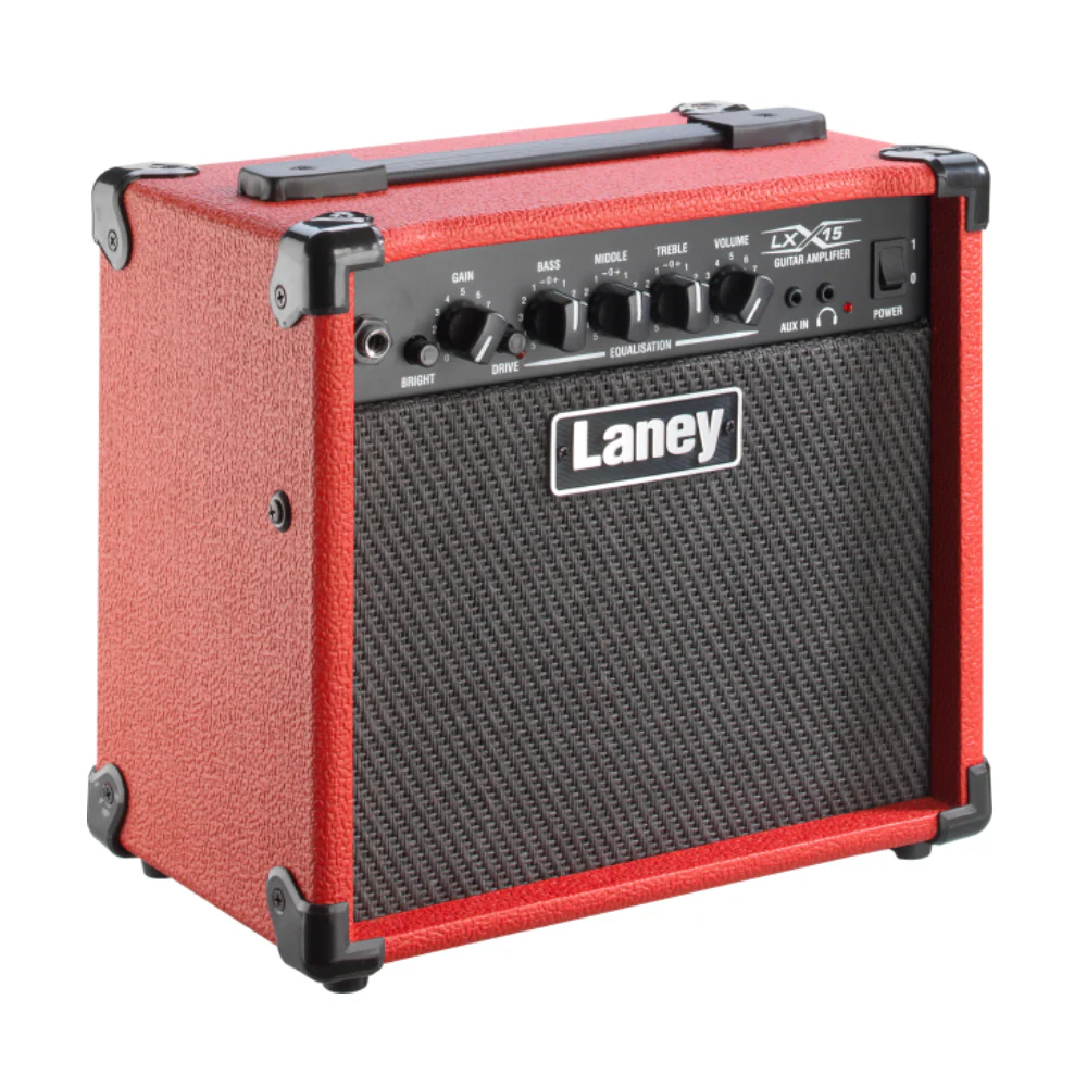 Laney LX 15W 2X5 Bass Amp Red - Image 2