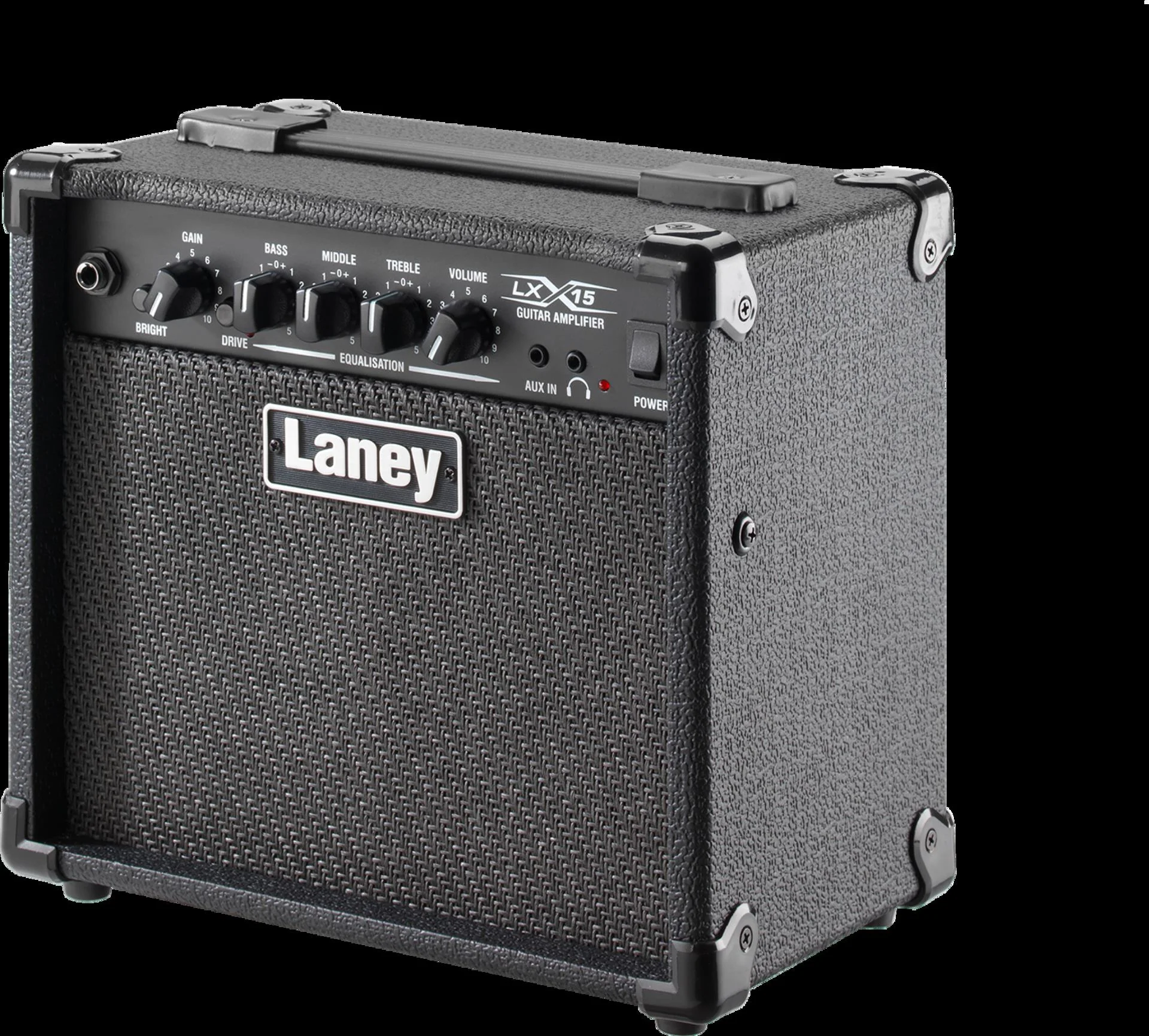 Laney LX15 Guitar Combo Electric Guitar Amplifier with 2x 5in Speaker in Black (15w) - Image 4