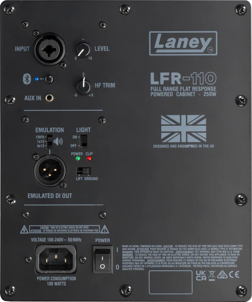 Laney Powered FRFR Guitar Amplifier Speaker Cabinet (125w) - Image 3