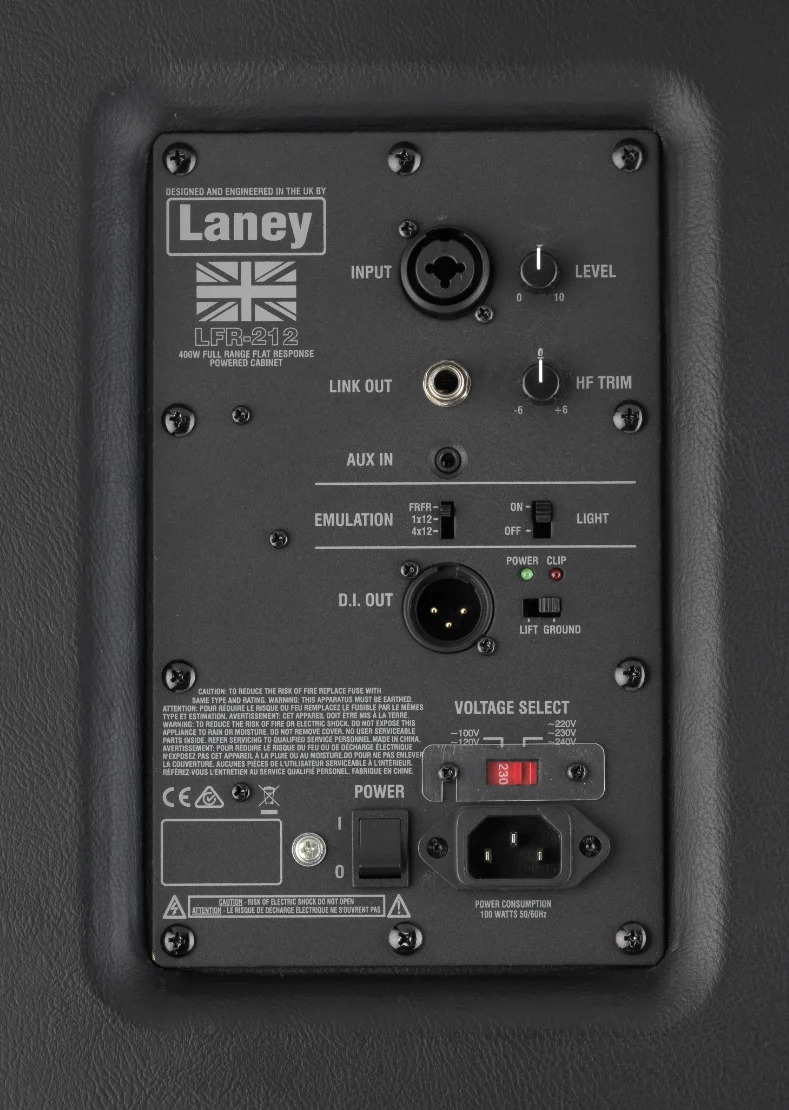 Laney Powered Guitar Cab 2x12 800W - Image 5