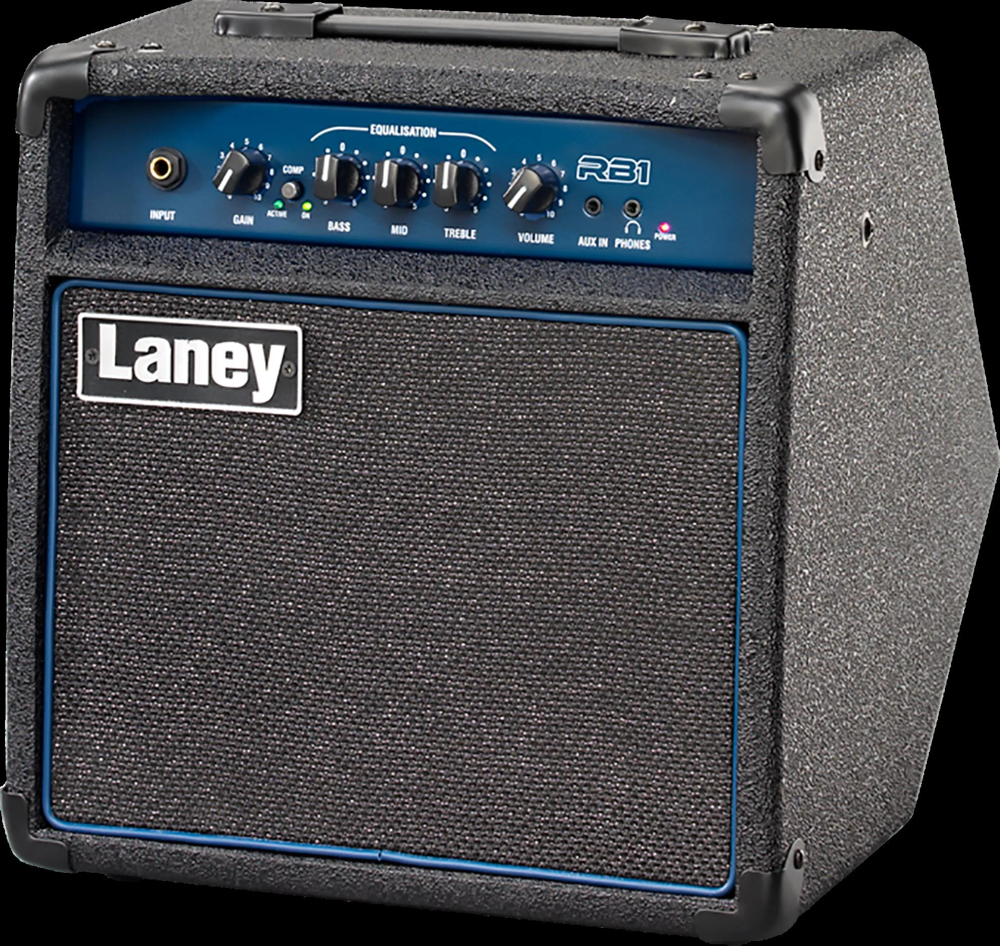 Laney RB1 Richter Bass Combo Amplifier with 8in Speaker in Black (15w) - Image 5
