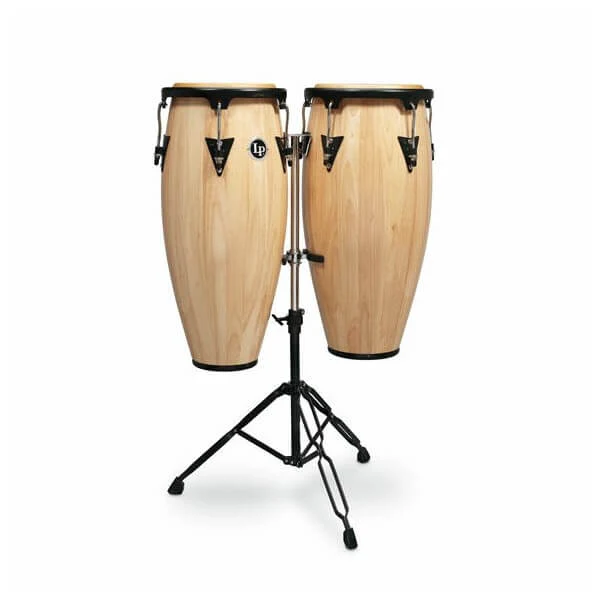 Latin Percussion LPA647AW Aspire 11/12 Wood Conga Set - Natural - Image 2