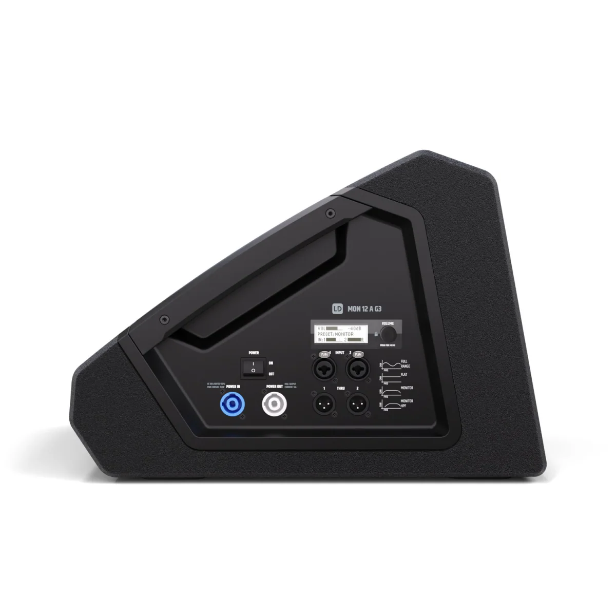 LD Systems G3 Series MON 12 A 1200W 12 inch Active Coaxial Stage Monitor - Image 3