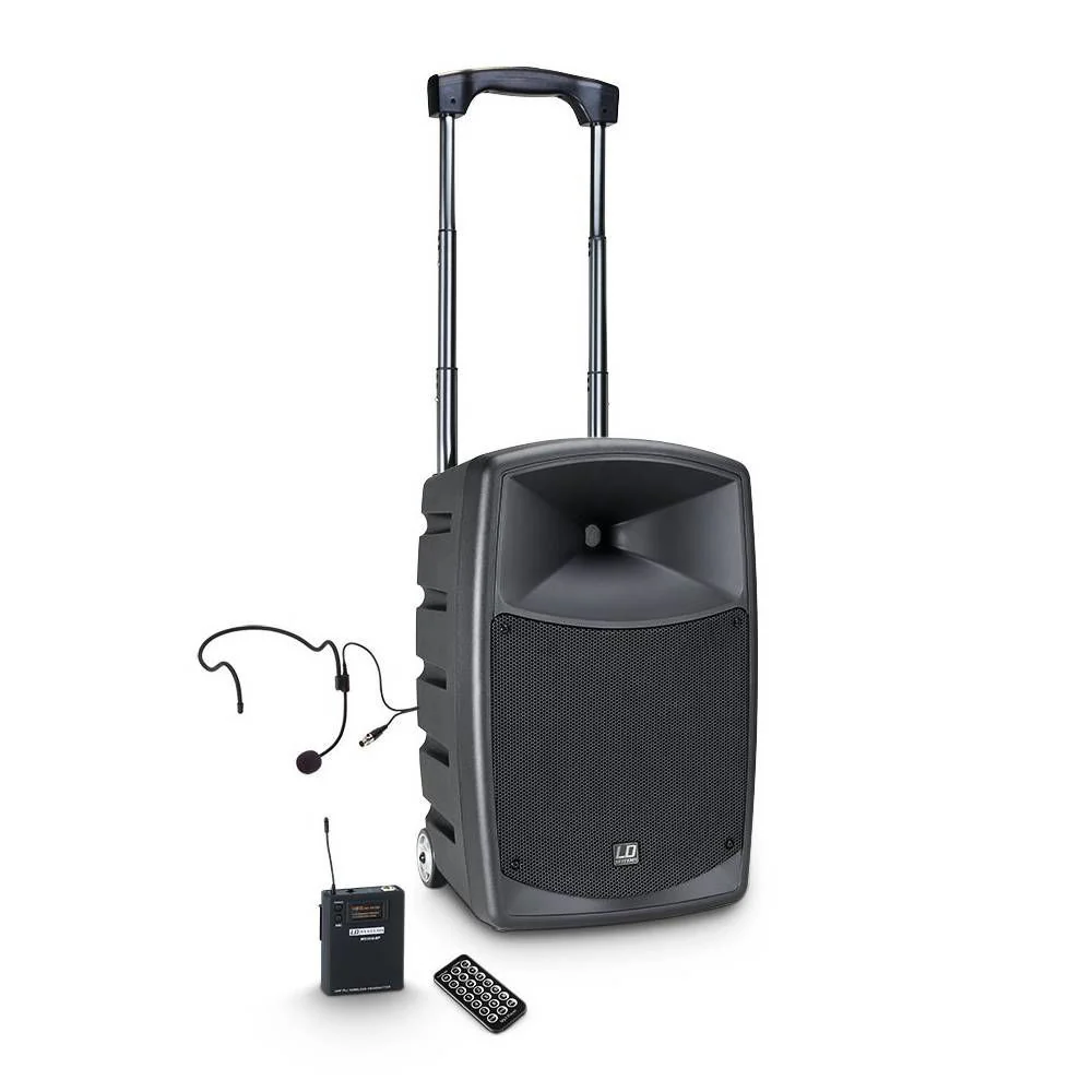 LD Systems RoadBuddy 10 Inch 480W Portable Speaker with Wireless Headset B5 Frequency  (584 ‚Äì 607 MHz) - Image 2
