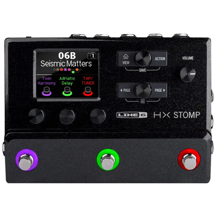 Line 6 HX Stomp Guitar and Bass Amplifier and Multi-Effects Processor