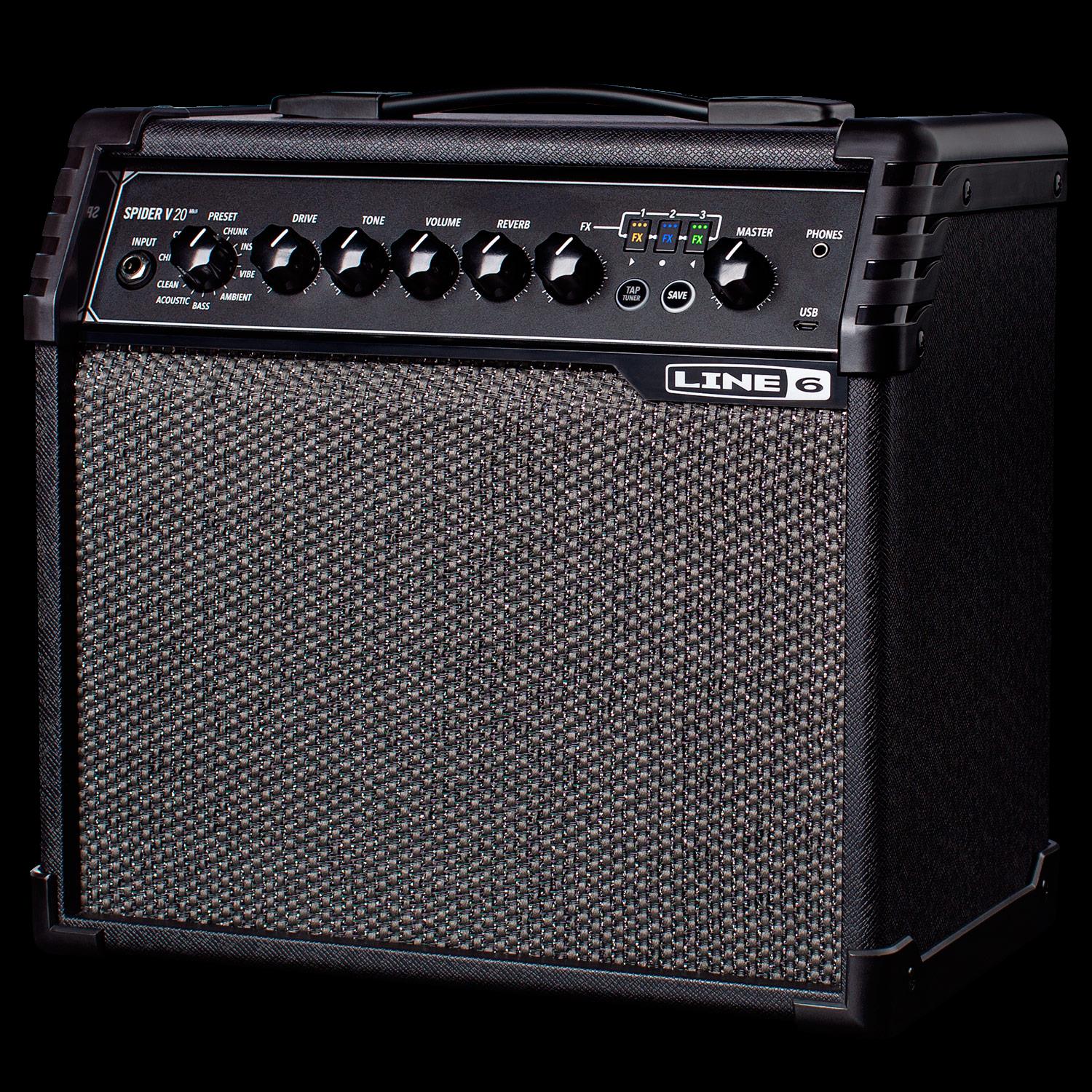Line 6 Spider V 20 MKII 1x8 Guitar Amp - Image 5