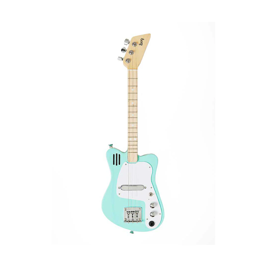 Loog Mini Children's Electric Guitar in Green - Image 2