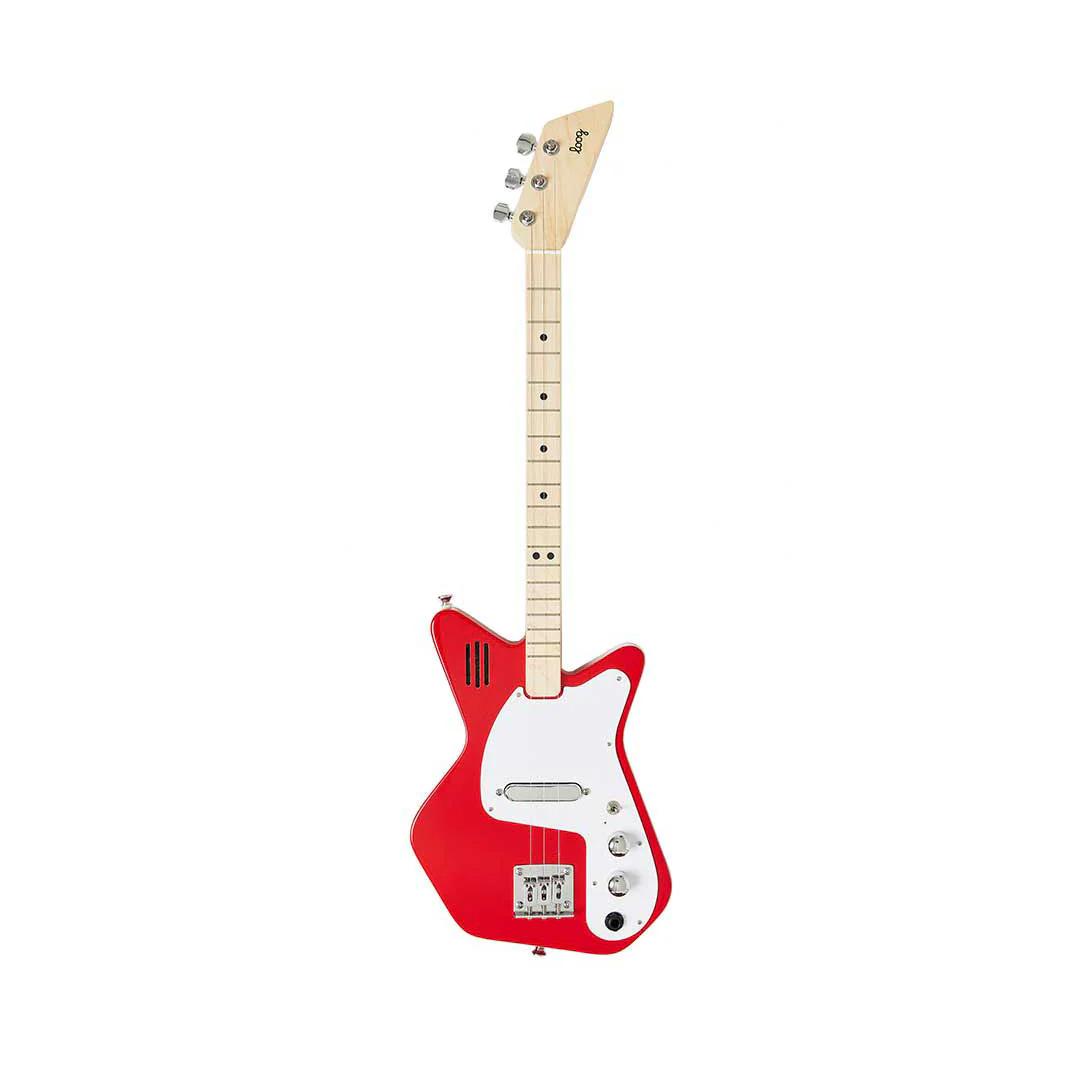 Loog Pro Children's Electric Guitar in Red - Image 3