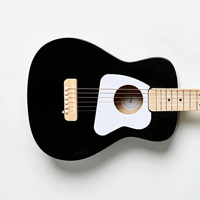Loog Pro VI Children's Acoustic Guitar in Black - Image 4