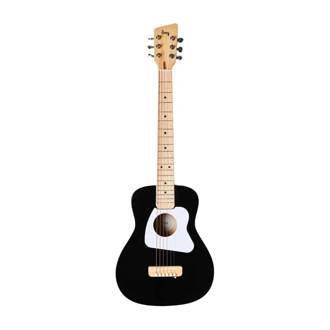 Loog Pro VI Children's Acoustic Guitar in Black - Image 5