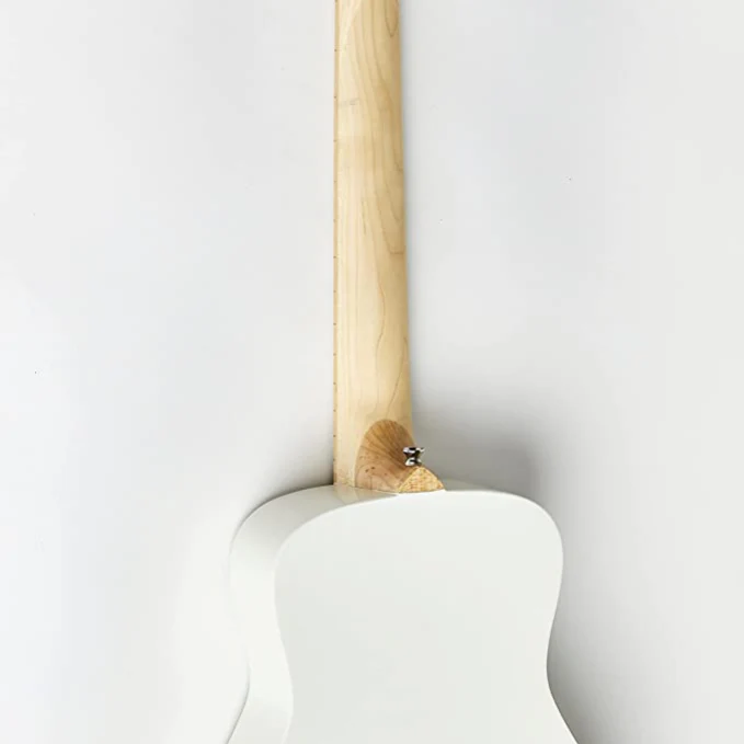 Loog Pro VI Children's Acoustic Guitar in White - Image 3