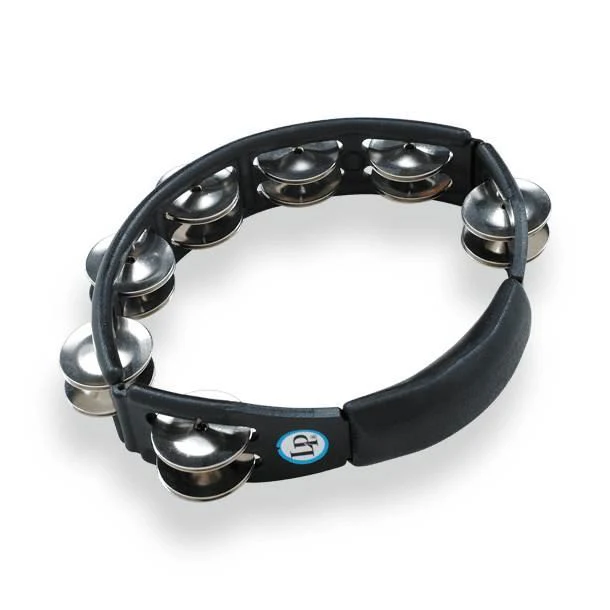 LP LP150 Cyclops Handheld Tambourine - Black (Steel) - Image 2