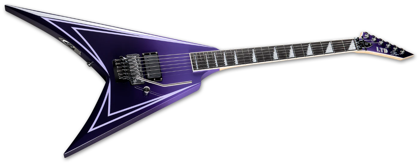 LTD Alexi HEXED Electric Guitar Purple - Image 3