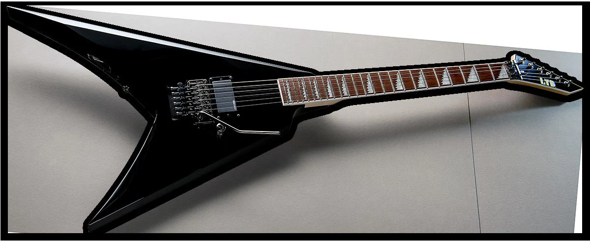 LTD Alexi Laiho Signature 200 Electric Guitar in Black - Image 5
