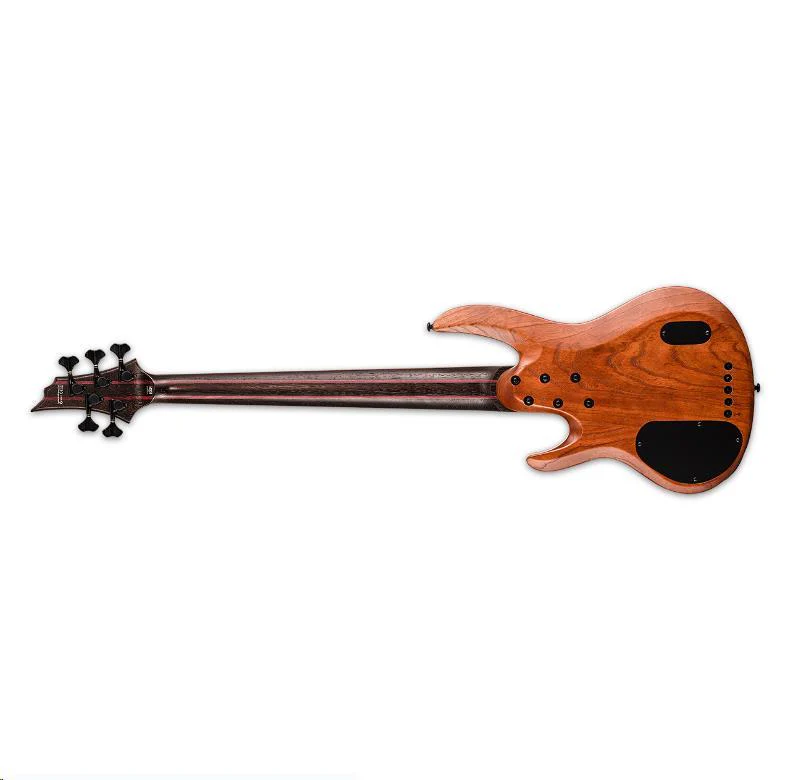 LTD B-1004 4-String Bass Guitar Bocote Natural Satin - Image 2