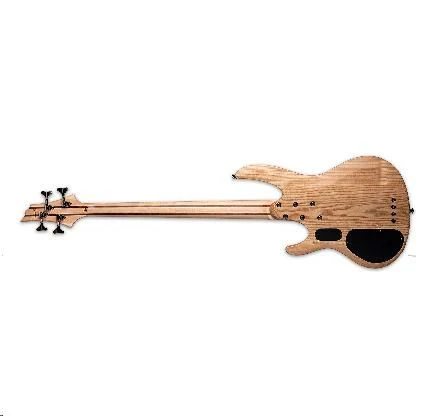 LTD B-204 4-String Fretless Bass Guitar Spalted Maple Natural - Image 2