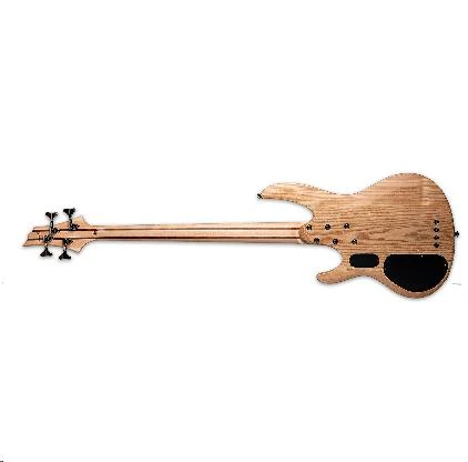 LTD B-204 4-String Fretless Bass Guitar Spalted Maple Natural - Image 6