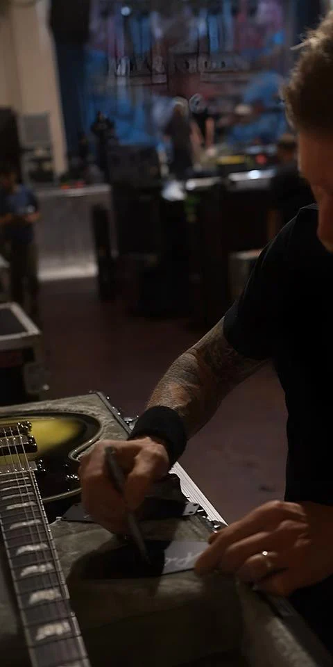 LTD Bill Kelliher 600 Electric Guitar in Vintage Silver Sunburst *SIGNED BY BILL KELLIHER* - Image 9