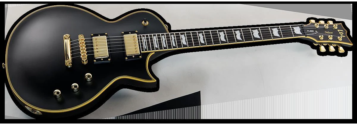 LTD EC-1000 Electric Guitar in Vintage Black with Seymour Duncan Pickups & - Image 3