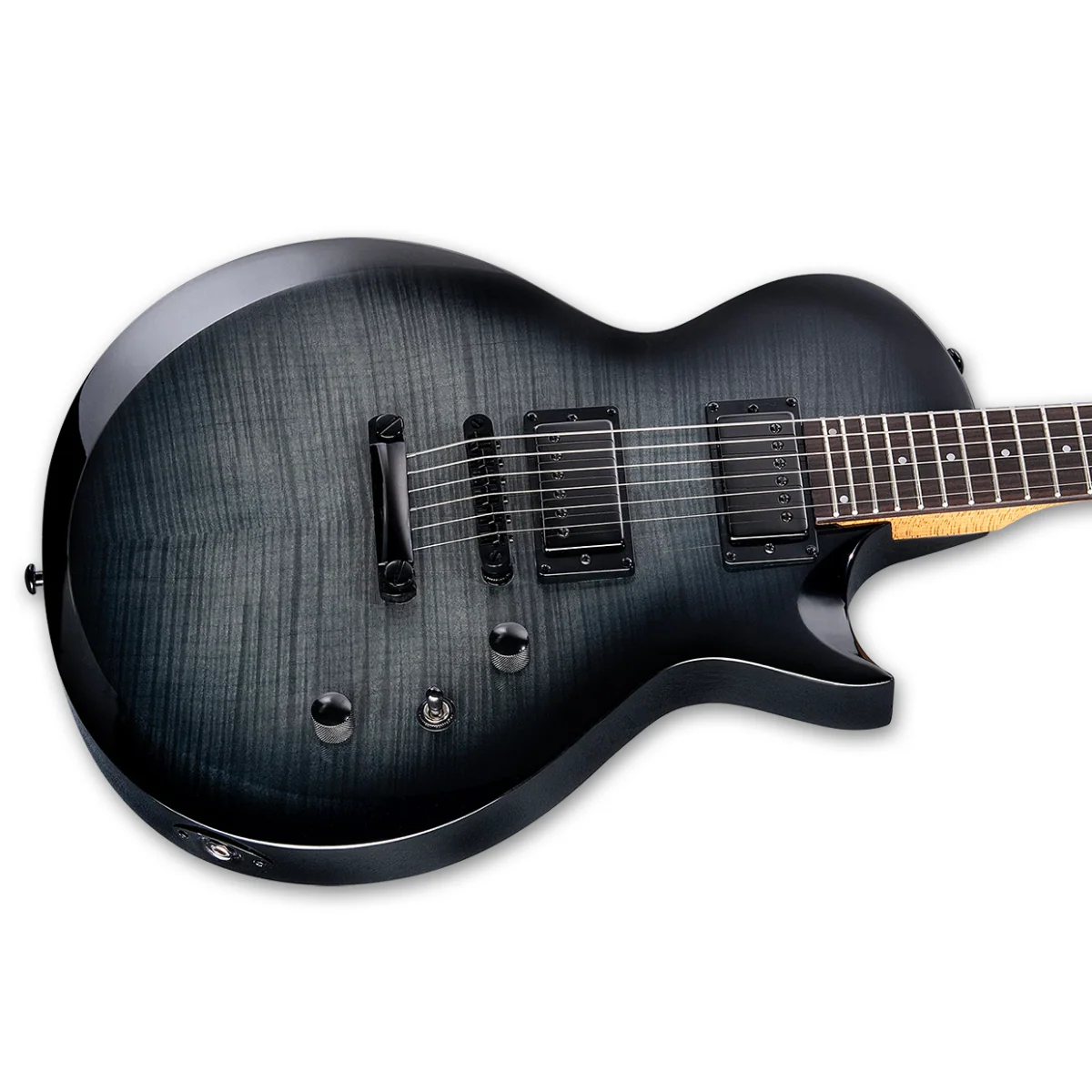 LTD EC-200DXCHB Electric Guitar Charcaol Burst - Image 3