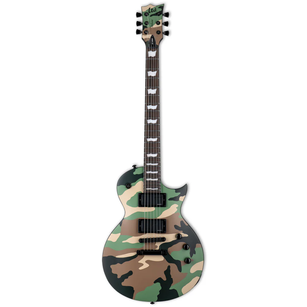 LTD Eclipse 1000 Electric Guitar in Woodland Camo Satin
