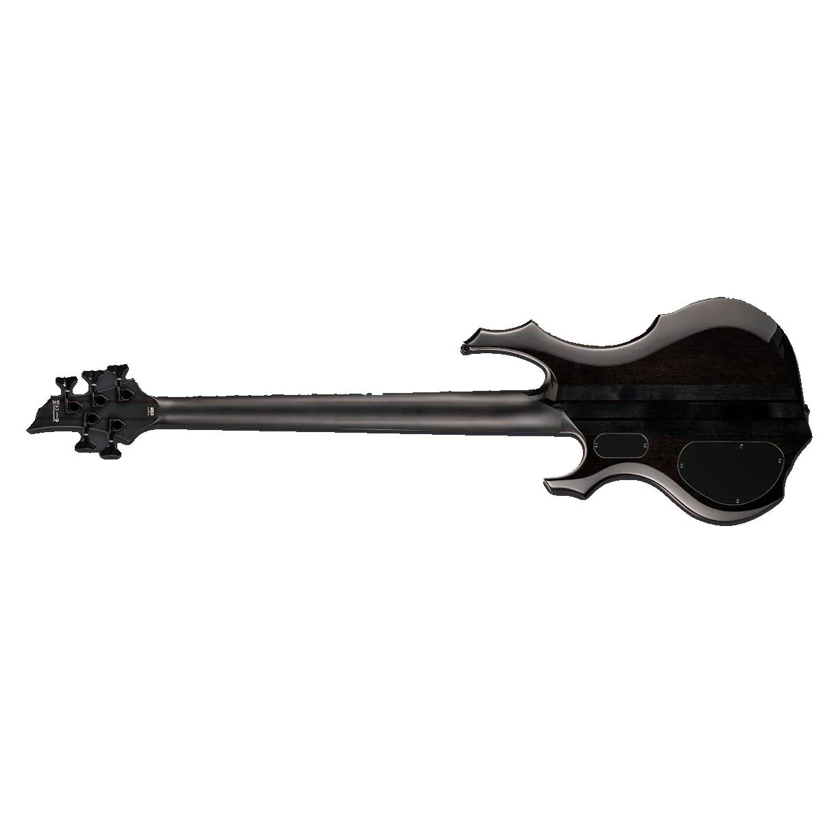 LTD F-1005 5-String Bass Guitar Flamed Maple Trans Black - Image 2