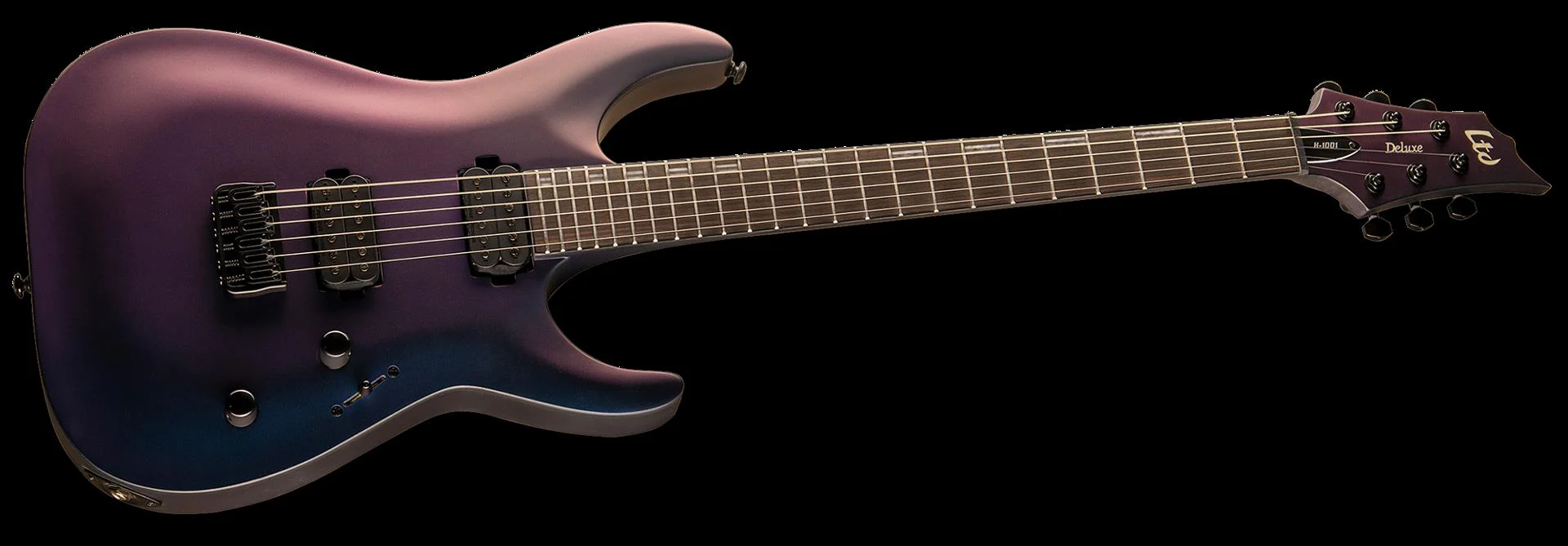 LTD H-1001 Electric Guitar in Violet Andromeda Satin - Image 2