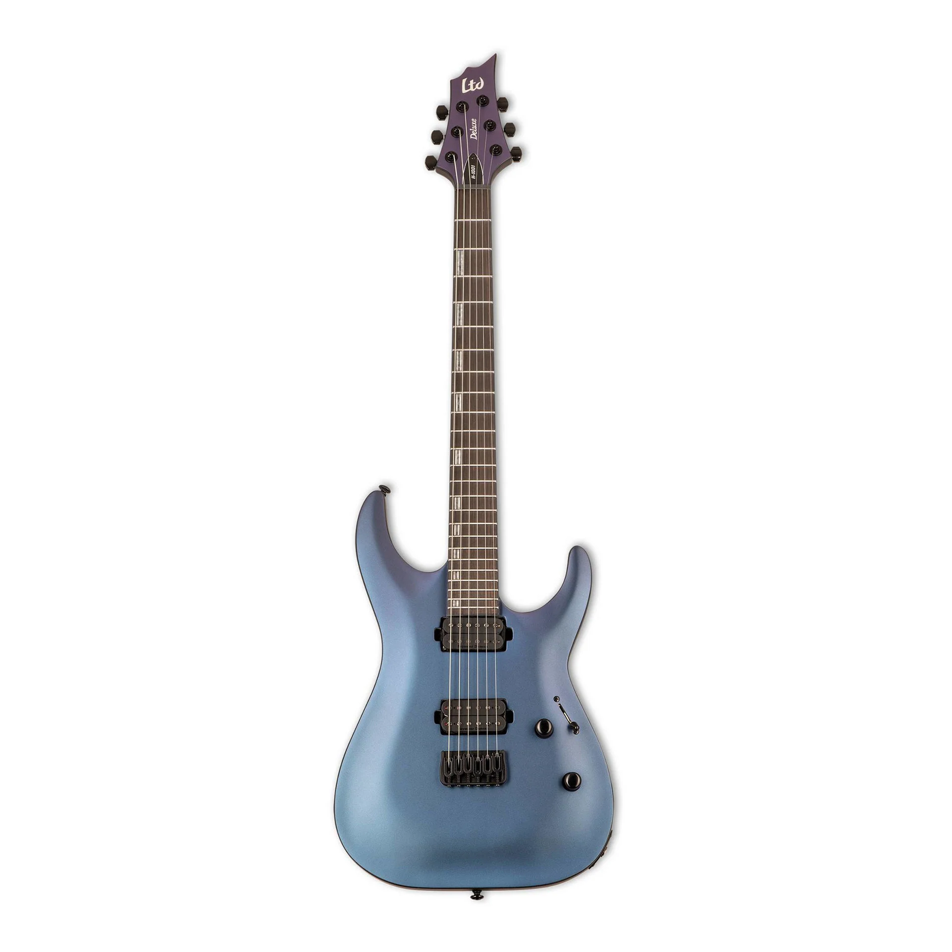 LTD H-1001 Electric Guitar in Violet Andromeda Satin - Image 3