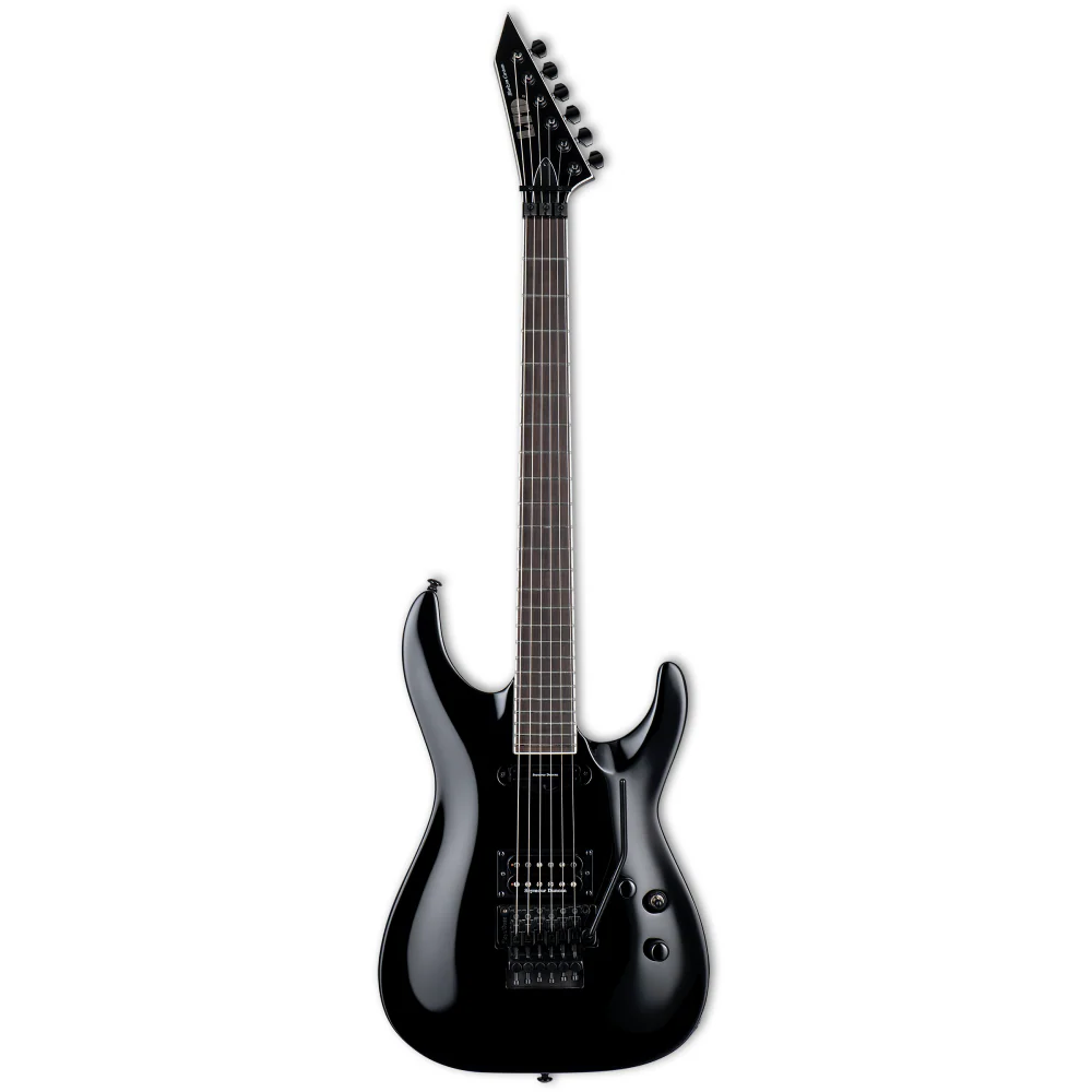 LTD Horizon Custom 87 Electric Guitar in Black - Image 5