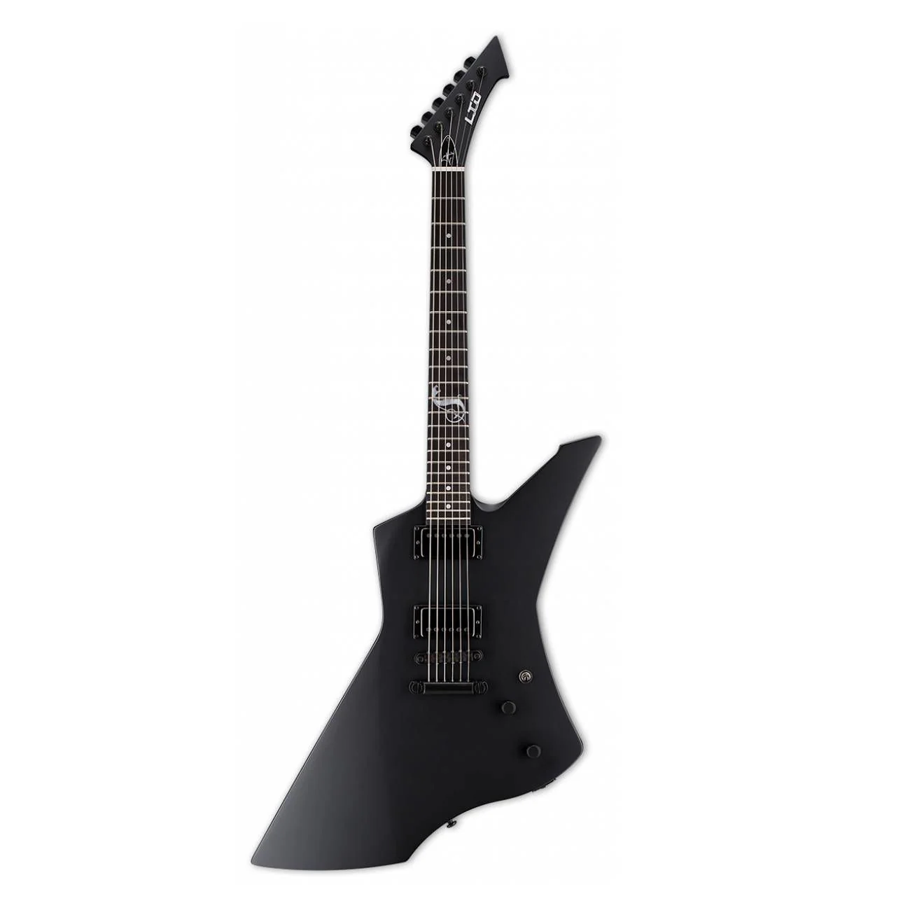 LTD James Hetfield Snakebyte Electric Guitar in Black Satin - Image 4
