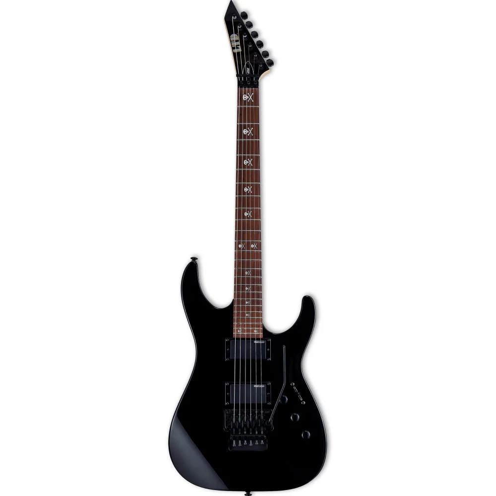 LTD Kirk Hammett Signature KH-202 Electric Guitar - Black - Image 4